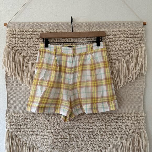 rag & bone Ivy Plaid Shorts